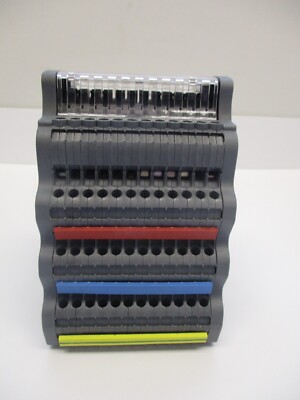 ABB TERMINAL CONTACT BLOCK 1SNA631080R2000, BOM8/SS/TSL-PI, NEW, DIN RAIL MOUNT