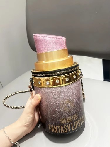 Mujeres Bolso Bandolera con Forma de Lápiz Labial Bolso de Hombro PU Noche Carteras Bolso sin asas Bolso de Mano - Imagen 7 de 41