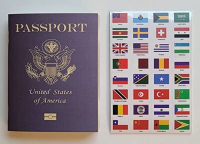 Vlaggen van de wereld stickerboek
