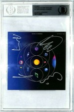COLDPLAY Chris Martin +3 Signed Autograph 