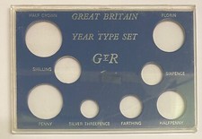 GREAT BRITAIN YEAR TYPE KING GEORGE V SET - EMPTY PRESENTATION CASE COIN DISPLAY