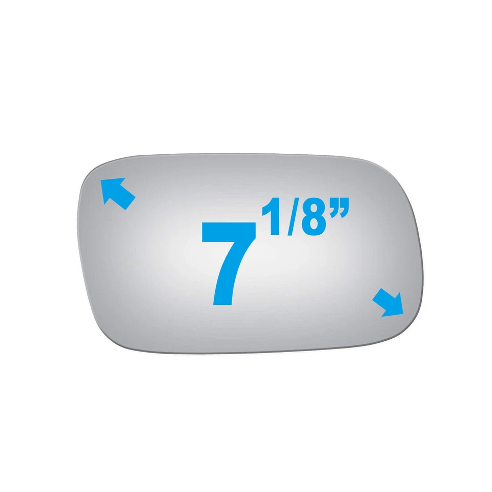 Mirror Glass For 1999-2001 Saab 9-3 Saab 9-5 Passenger Right Side RH Convex 3593 - Imagem 2 de 4