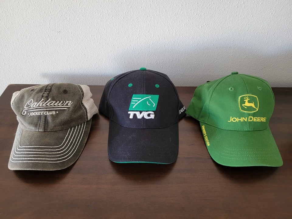 Horse Racing Saddle Cloth Towels + Hats Santa Anita Del Mar Keeneland