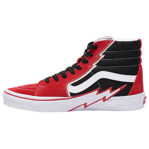 black lightning bolt vans