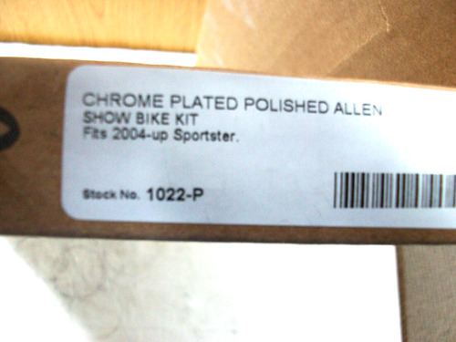 KIT DE PERNOS PARA BICICLETA COLONY 1022-P CROMO PULIDO ALLEN SHOW 04-22 XL HARLEY-DAVIDSON - Imagen 8 de 8