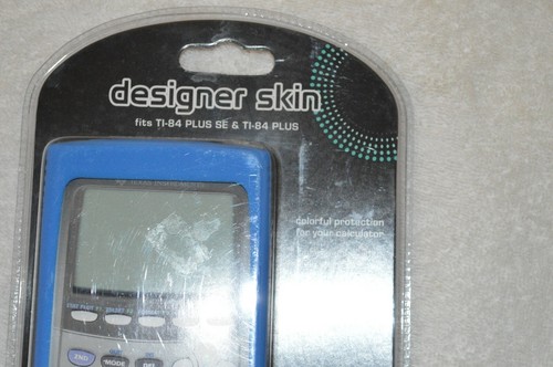 Blue Designer Skin for Texas Insruments TI-84 Plus SE & TI-84 Plus New Sealed - Picture 2 of 3