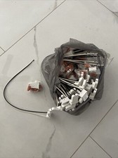 Fluorescent Light Socket Bi-pin 42 Pieces Wired And 42 Piece None Wired And Caps