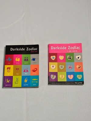 Darkside Zodiac and Darkside Zodiac in Love by Stella Hyde 2007 2 Book Lot