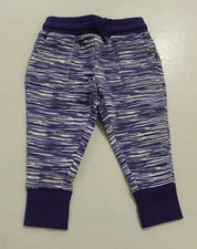 Fabkids Girl's Front Pocket Drawstring Stretch Joggers JB9 Blue Size 3T NWT