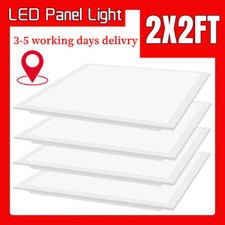 2x2 LED Flat Panel Light 45W 5500K Recessed Edge-Lit Drop Troffer Light 5800lm
