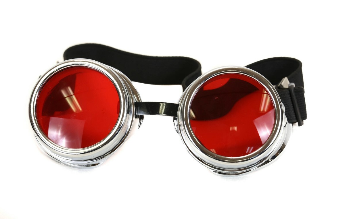 Steampunk Abbigliamento Costume Donna Uomo Cosplay Vintage Occhiali Cyber - Foto 10