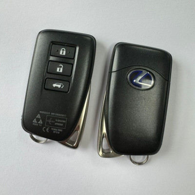 ORIGINAL LEXUS 3 TASTEN FERNBEDIENUNG SMART SCHLÜSSELANHÄNGER GETESTET & FUNKTIONSFÄHIG TOKAI RIKA BP1EW