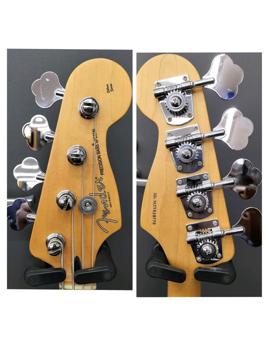 ベース Fender MEXICO Deluxe P-Bass Special Fender Deluxe Active P Bass Special - Blizzard Pearl