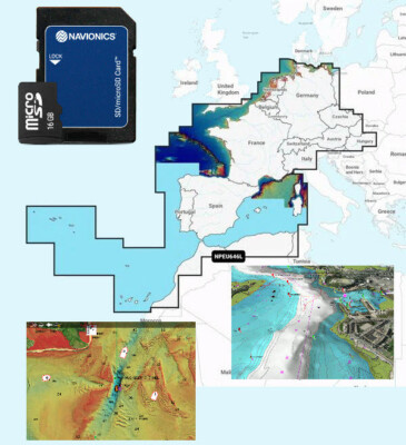 2026 Navionics Platinum Plus Chart Card Map Seekarte Europe Central microSD+SD