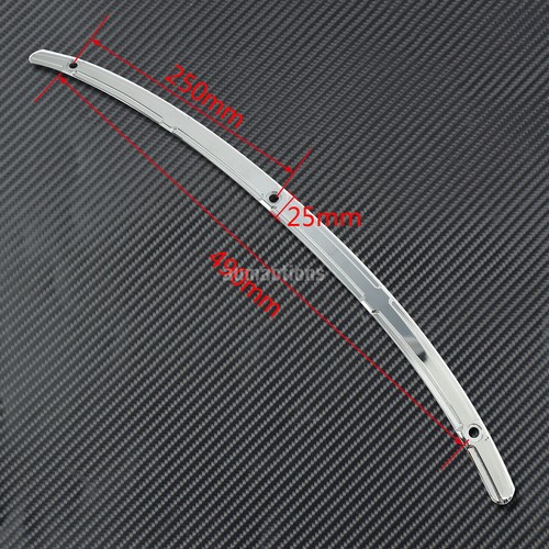 Chrome Cut Fairing Windshield Trim Fit For Harley Touring Street Glide 2014-2019 - Picture 3 of 10