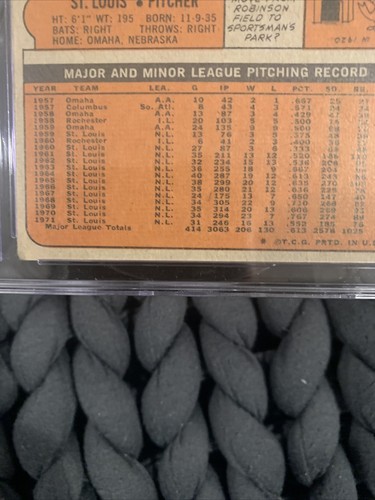 1972 Topps #130 Bob Gibson CSG 3 Very Good Vintage Cardinals Legend HoF Pop 3 - Picture 20 of 24