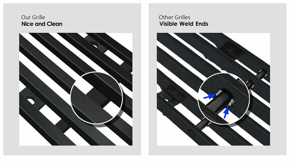 Se adapta a Chevy Kodiak C4500/C5500/C6500 2003-2009 rejilla de billet de acero inoxidable negro Foto 4 de 4