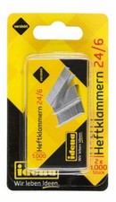 Idena Heftklammern, 24/6, 2 x 1.000 Stück, v...