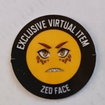 ROBLOX Celebrity Series 7: Zed Face - Virtual Item Code ONLY