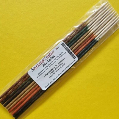 ShrimpTastic Mix-Lollies / 5x2 Stück / Paprika Brennnessel Artemia Mücken Blüten