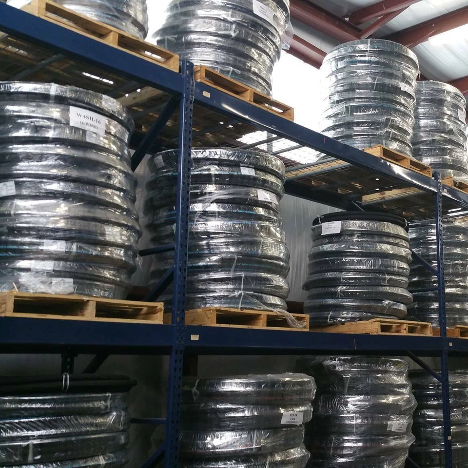 ** NEW 100ft R2-06 3/8" SAE 100R2 AT 2WIRE 5000PSI HYDRAULIC HOSE FREE SHIP ** - Image 3 of 4