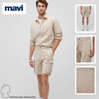 MAVI Herren Bermuda Cargoshorts mit Taschen Sommer