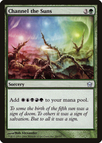 Channel the Suns Fifth Dawn PLD Green Uncommon MAGIC GATHERING CARD ABUGames