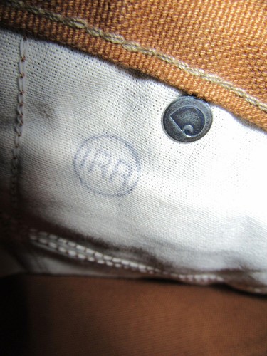 21P/PANTALON DE MENUISIER MARRON VINTAGE CARHARTT DOUBLE ventes exceptionnelles GENOU NEUF SANS ÉTIQUETTE TOILE DE CANARD/33X29,5 !