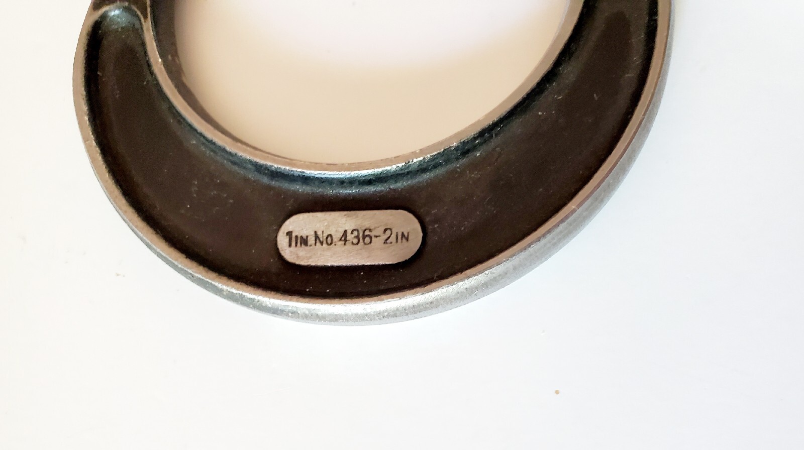 Starrett No. 436FL 2" Micrometer 1"2" .001" Measuring Rod & Spanner