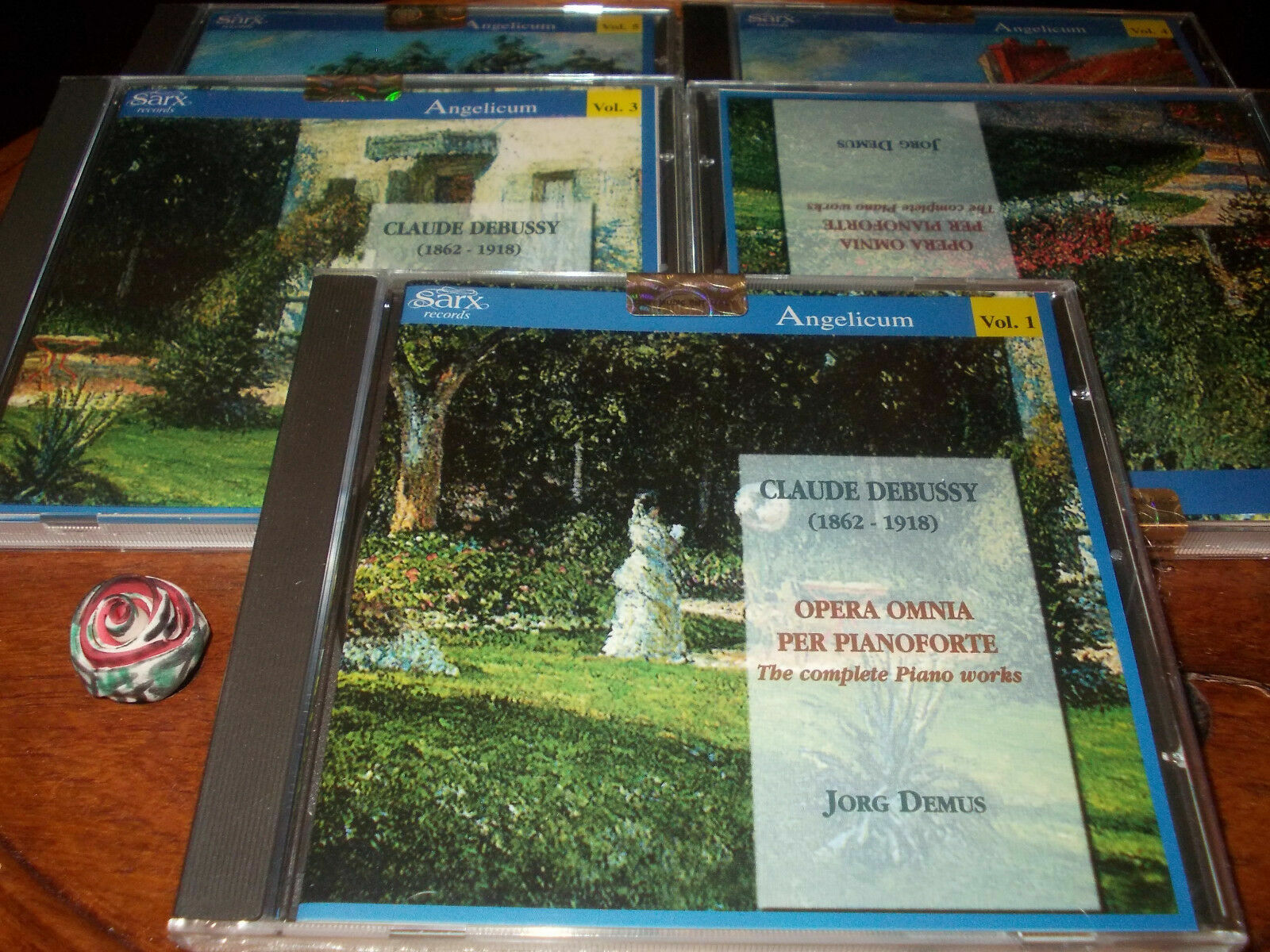Opera omnia per pianoforte Claude Debussy 5 Cd Nuovo