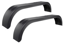 2 x Garde Boue Tandem 220/1500 pour remorque / Ailes en plastique DOMAR  