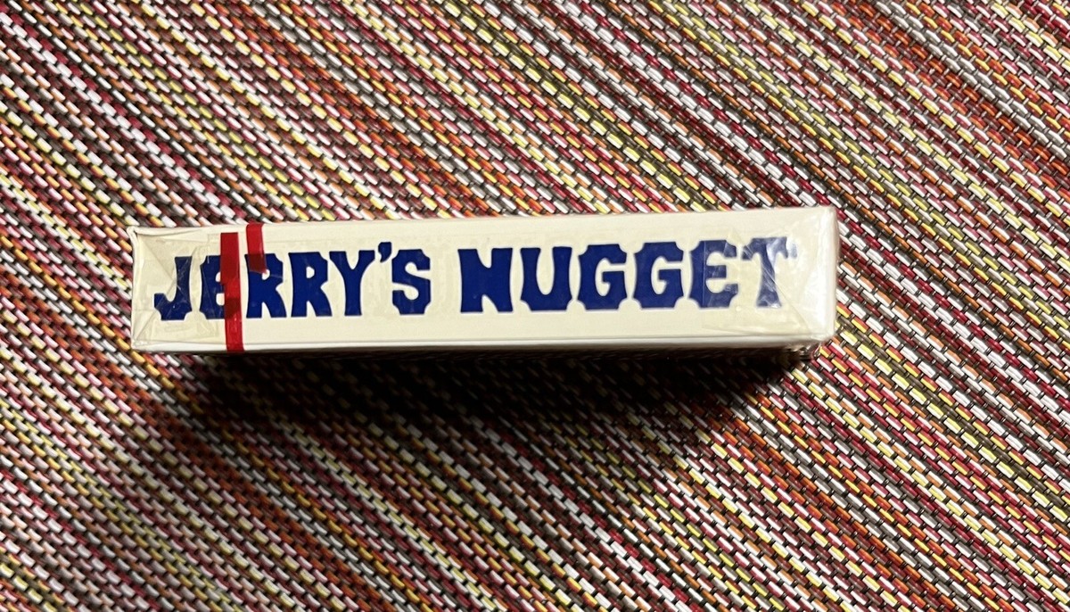 Authentic Sealed 1970's Jerry's Nugget Playing Cards BLUE As Authentic Sealed 1970's Jerry's Nugget Playing Cards BLUE As