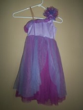 COSTUME GALLERY PURPLE FAIRY PRINCESS FLORAL DANCE DANCEWEAR DRESS UP TUTU M