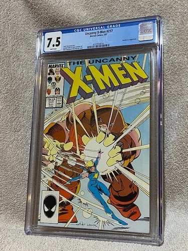 Uncanny X-Men #217 Marvel Comics CGC Graded 7.5 05/87 1987