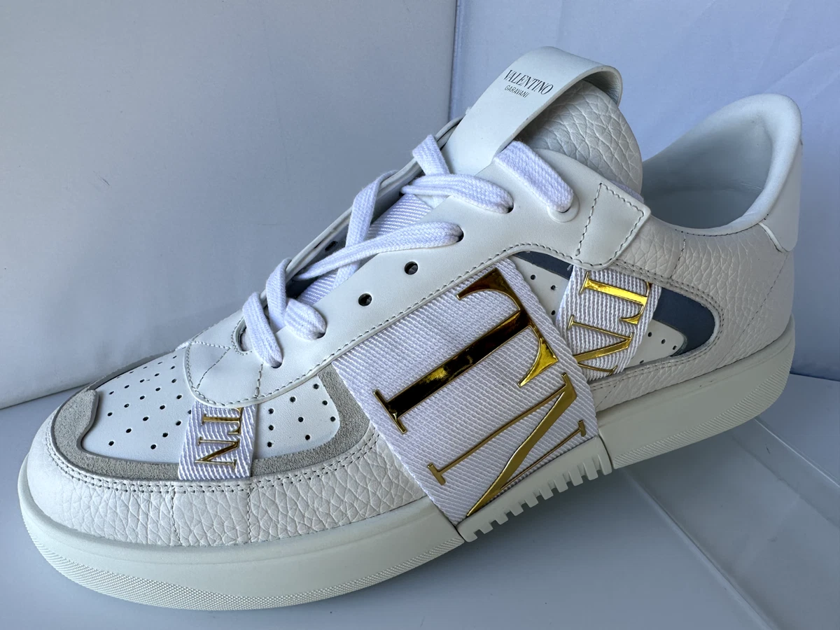 Valentino Garavani Low Cut White Sneakers UK 9