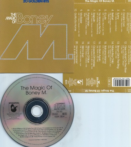 BONEY M-THE MAGIC OF BONEY M-20 GOLDEN HITS-1983-GERMANY-HANSA 252 505-CD-M/VG+