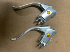 Vintage Dia Compe Gold Ferrule Bicycle Caliper Brake Levers New Old Stock