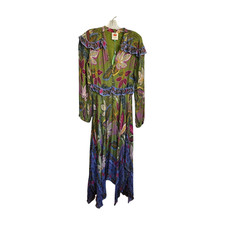 Farm Rio Floral Green Dress Size Medium - Size M - NWT