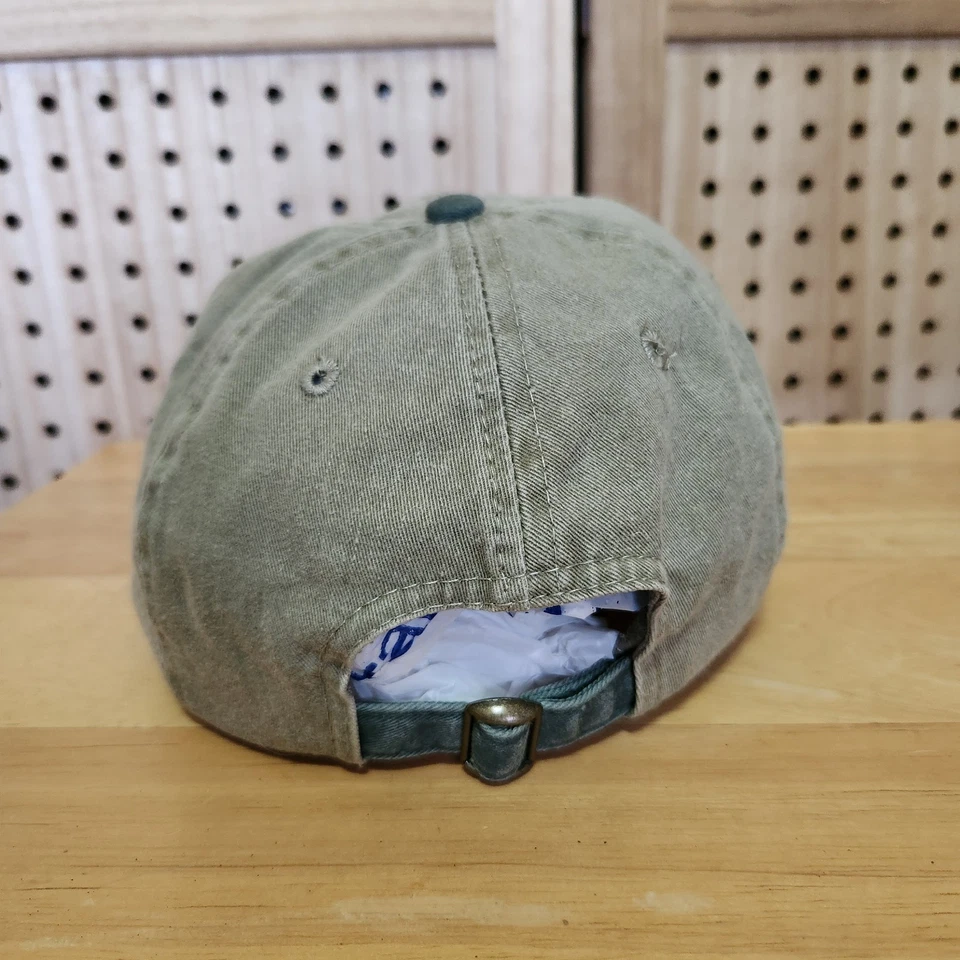 MARDI GRAS 全新 ORLEANS COBRA 帽子 卡其色 背带 可调 均码 适合 — 第 4/4 张图片