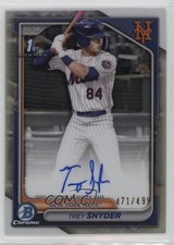 2024 Bowman Draft Chrome Prospect Refractor /499 Trey Snyder #CPA-TSN Auto 0j0o