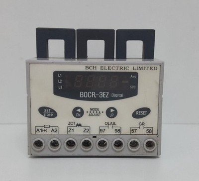 BCH ELECTRIC BOCR-3EZ OVER CURRENT RELAIS