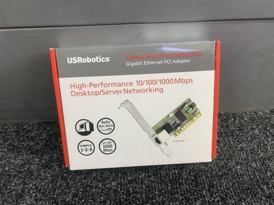Ethernet PCI Adapter Gigabit USRobotics 10/100/1000 Mbps