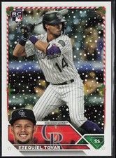 2023 Topps Holiday Ezequiel Tovar #H90 Colorado Rockies Rookie