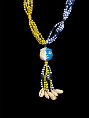Collar Mazo De Dos Aguas Oshun Yemaya Ifa Santeria Yoruba