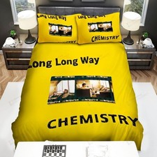 Queen Duvet Cover Set Silky Soft Cozy King Size Bedding Polyester Satin Smooth