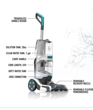 Hoover SmartWash+ Upright Carpet Cleaner - Blue (FH52000G)