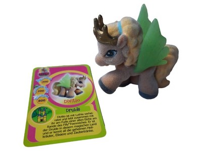 Filly Divitio Druide Sammelfigur mit Karte Pferd Flügel