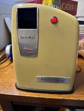 Vintage Rival Ice-O-Matic Mid Century Modern Electric Ice Crusher Model 800A