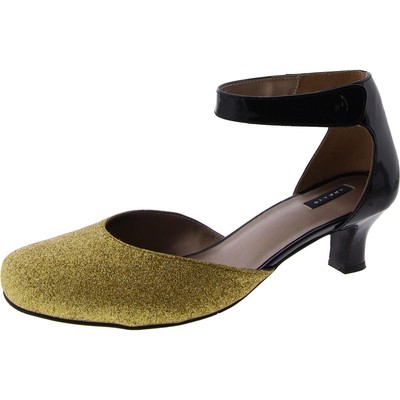 Array Womens Charlie Gold Dressy Mary Jane Heels Shoes 11 Medium (B,M) BHFO 5707