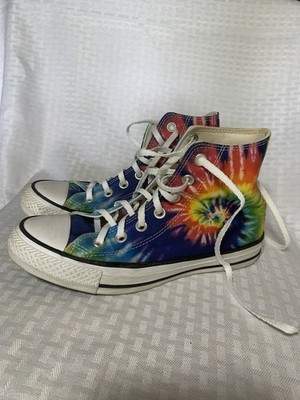 Converse Chuck Taylor High Top Sneakers Tie Dye Womens 6 Men s 4 Kids Youth